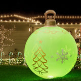 Jingle Jollys LED Light-Up Christmas Inflatable Bauble - 60cm Holiday Decor