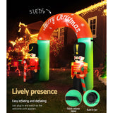 Jolly Nutcracker Inflatable Christmas Archway - 3M Illuminated Festive Decoration