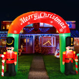 Jolly Nutcracker Inflatable Christmas Archway - 3M Illuminated Festive Decoration