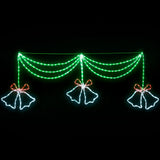 Jingle Jollys 288 LED Festive Outdoor Christmas Rope Light - 180cm Motif Decoration