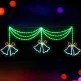 Jingle Jollys 288 LED Festive Outdoor Christmas Rope Light - 180cm Motif Decoration