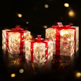 70 LED Jingle Jollys Christmas Light Set - 3 Piece Gift Box with Fairy Lights