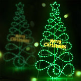 Jingle Jollys 8ft Color-Changing Pre-Lit Christmas Tree with Remote Control & Timer