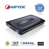 Aiptek A50P Portable Projector and Power Bank with 60" Screen Projection