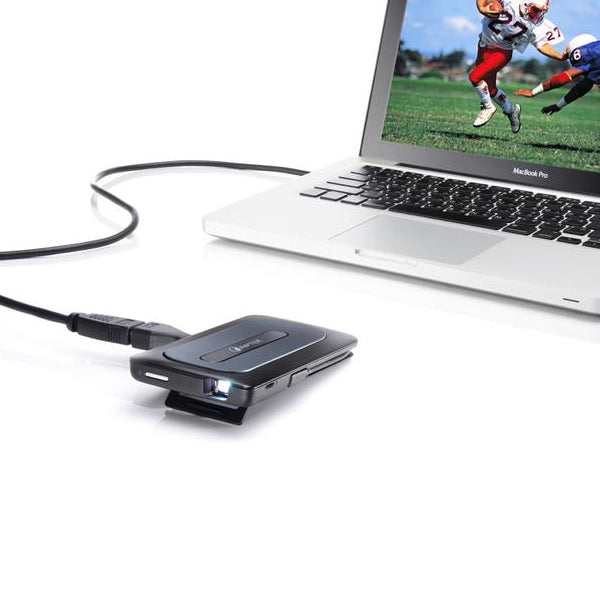 Aiptek A50P Portable Projector and Power Bank with 60" Screen Projection