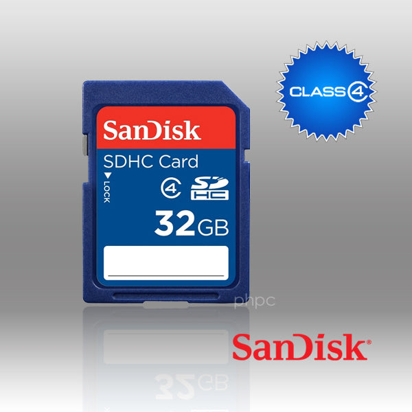 SanDisk 32GB SDHC Class 4 Memory Card