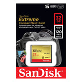 SanDisk 32GB Extreme CompactFlash Memory Card - High-Speed 85MB/s Write & 120MB/s Read for DSLR and HD Video