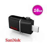 SanDisk Ultra Dual 16GB USB 3.0 Flash Drive for Android Devices and Computers