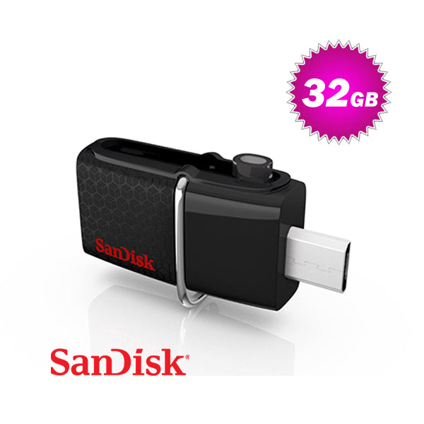 SanDisk Ultra Dual USB 3.0 32GB Flash Drive for Android and Computers