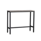 Nordic Industrial High Bar Table - Stylish Modern Design 120cm - Front View