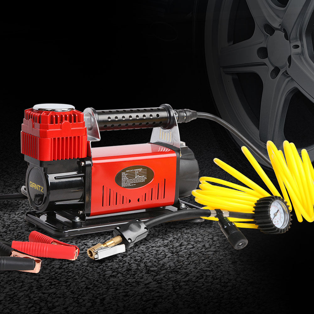 Giantz High-Performance 12V Air Compressor - Red