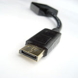 DisplayPort to DVI Female Adapter Cable - Male to Female Converter for Monitors and TVs