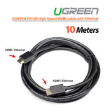 UGREEN 10M High-Speed HDMI Cable with Ethernet - Full Copper Construction