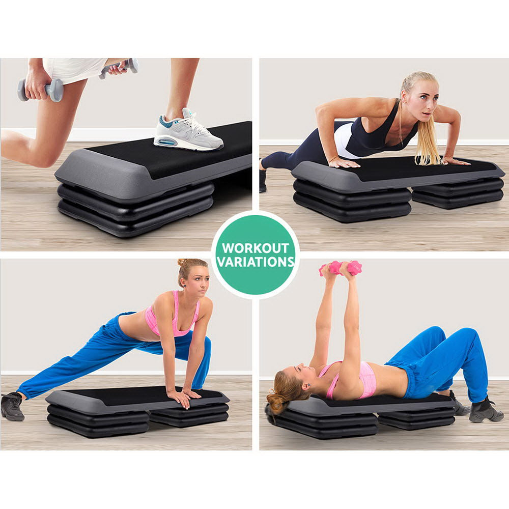 Adjustable Aerobic Step Bench Risers for Enhanced Workout Height