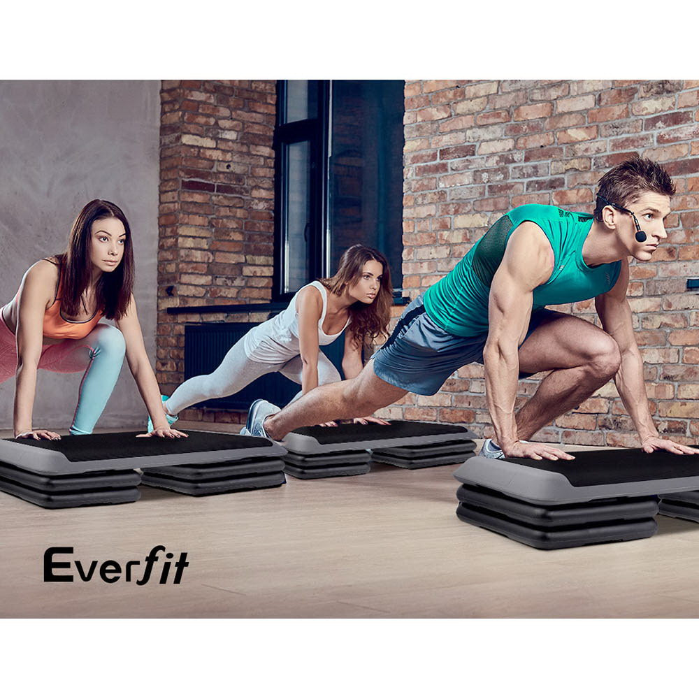 Adjustable Aerobic Step Bench Risers for Enhanced Workout Height