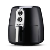 Devanti 7L No-Oil Air Fryer - Sleek Black Design