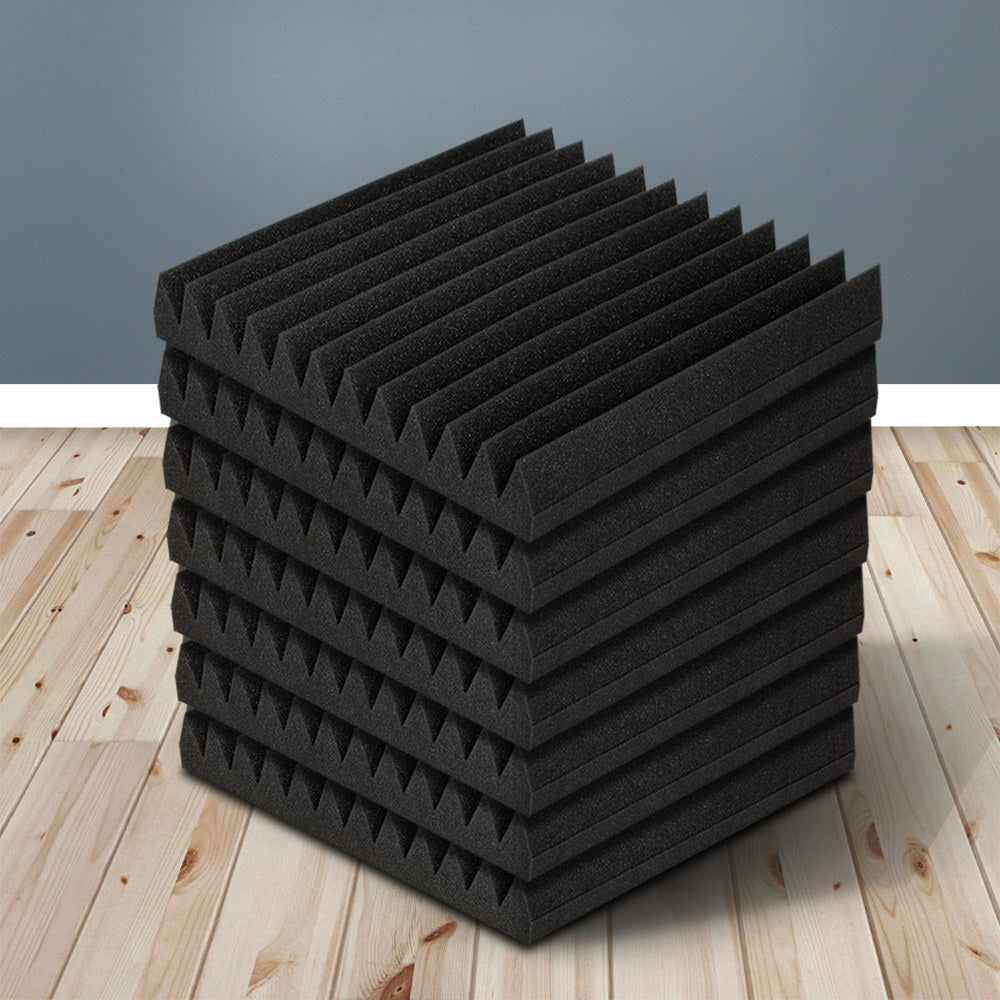 40-Pack Wedge Acoustic Foam Panels for Studio Soundproofing - 30x30cm