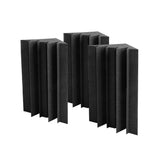 40-Pack High-Density Corner Bass Trap Acoustic Foam for Sound Absorption and Noise Reduction