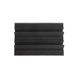 40-Pack High-Density Corner Bass Trap Acoustic Foam for Sound Absorption and Noise Reduction - 45-Degree Angle