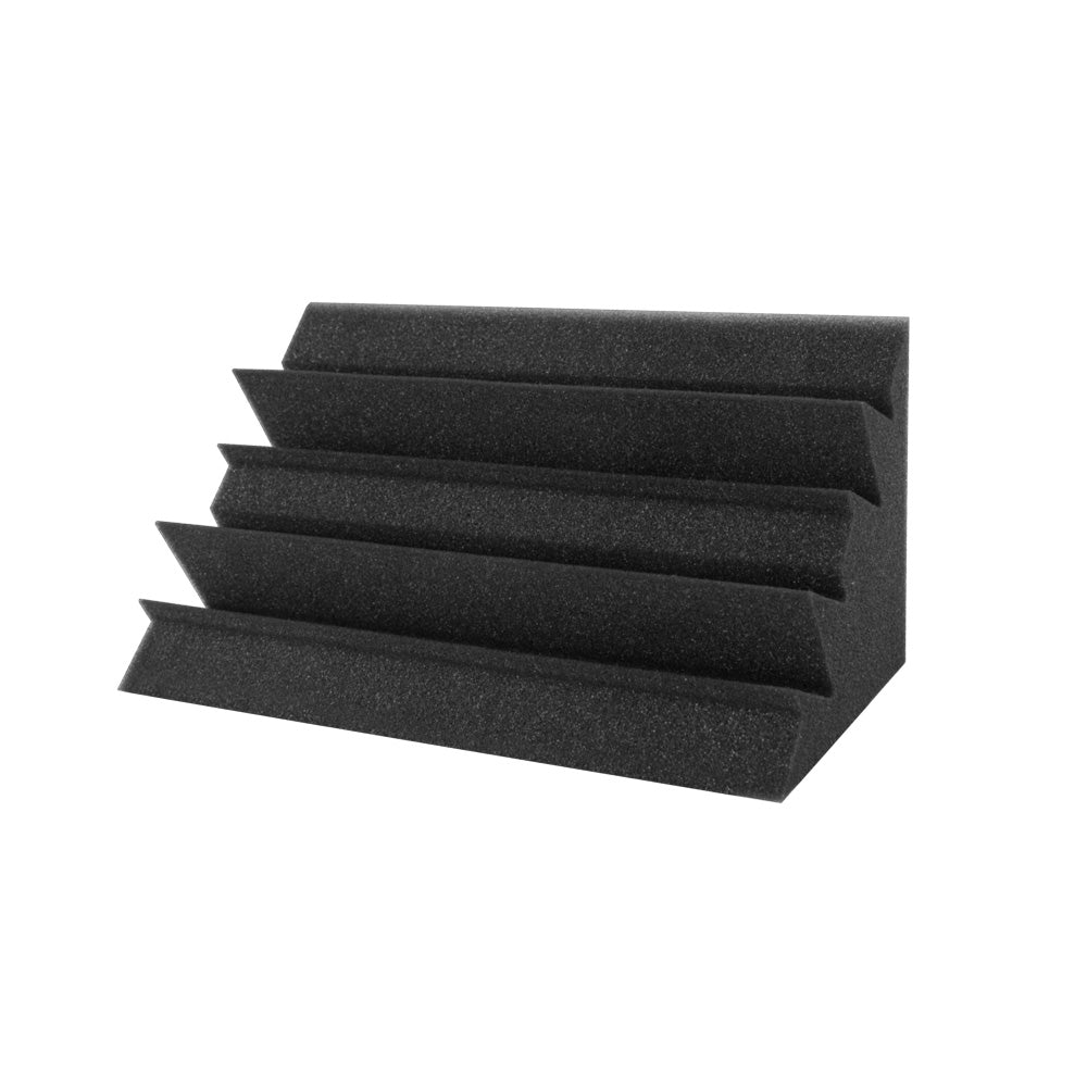 40-Pack High-Density Corner Bass Trap Acoustic Foam for Sound Absorption and Noise Reduction