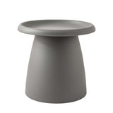 ArtissIn Modern Mushroom Round Coffee Table - 50CM Grey Side Accent Table