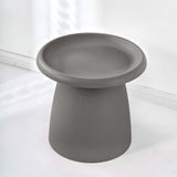 ArtissIn Modern Mushroom Round Coffee Table - 50CM Grey Side Accent Table