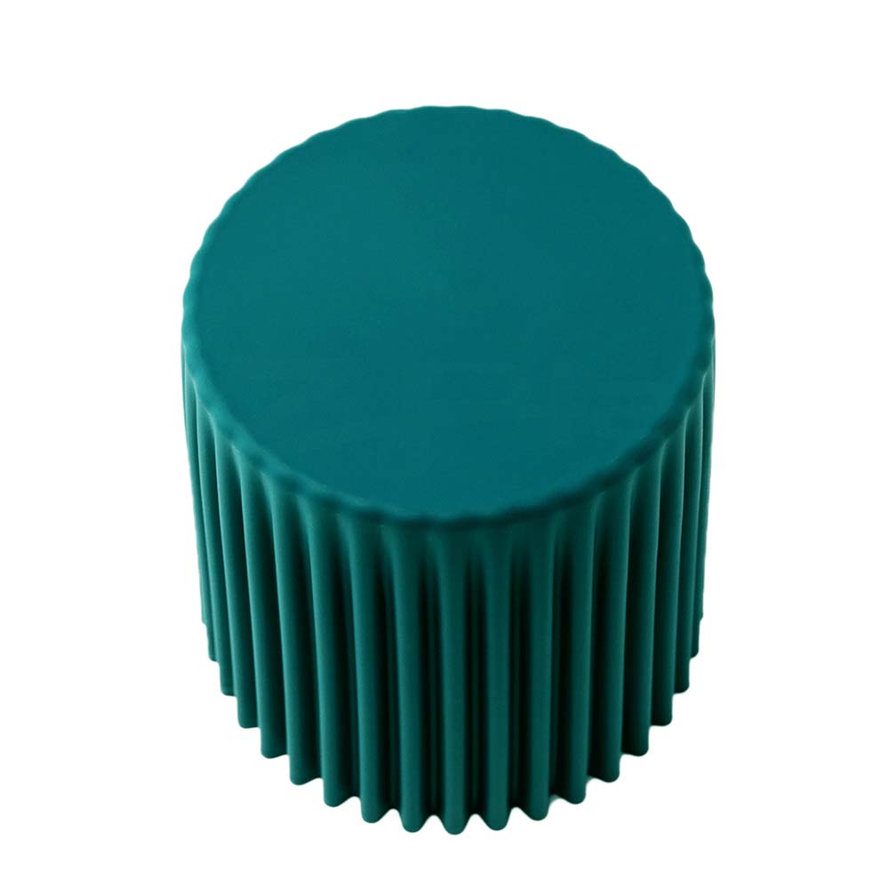 Set of 2 Dark Green ArtissIn Cupcake Stools - Stylish Plastic Stacking Chairs for Indoor & Outdoor Use