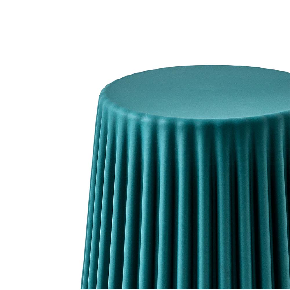 Set of 2 Dark Green ArtissIn Cupcake Stools - Stylish Plastic Stacking Chairs for Indoor & Outdoor Use