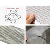 60-Piece DIY Aluminium Gutter Protection Mesh - 100x20cm Leaf Guard Set for Effortless Maintenance