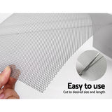 60-Piece DIY Aluminium Gutter Protection Mesh - 100x20cm Leaf Guard Set for Effortless Maintenance