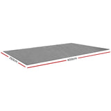 Weisshorn 6M x 2.5M Camping Annex Mat - Grey