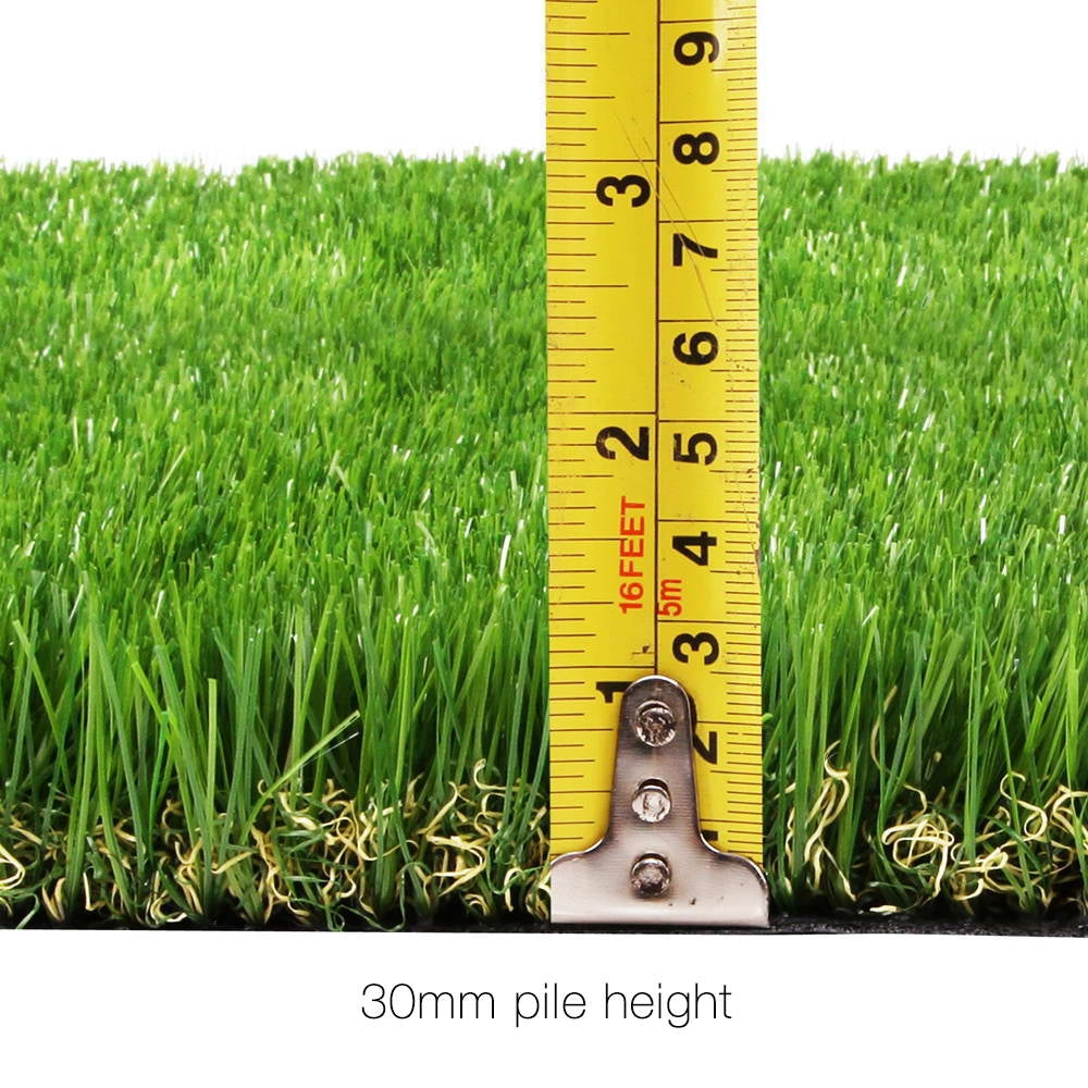 Lush 30mm PrimeTurf Artificial Grass Roll - 5m Synthetic Lawn for All Outdoor Spaces