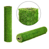 Lush 30mm PrimeTurf Artificial Grass Roll - 5m Synthetic Lawn for All Outdoor Spaces - Top-Down View