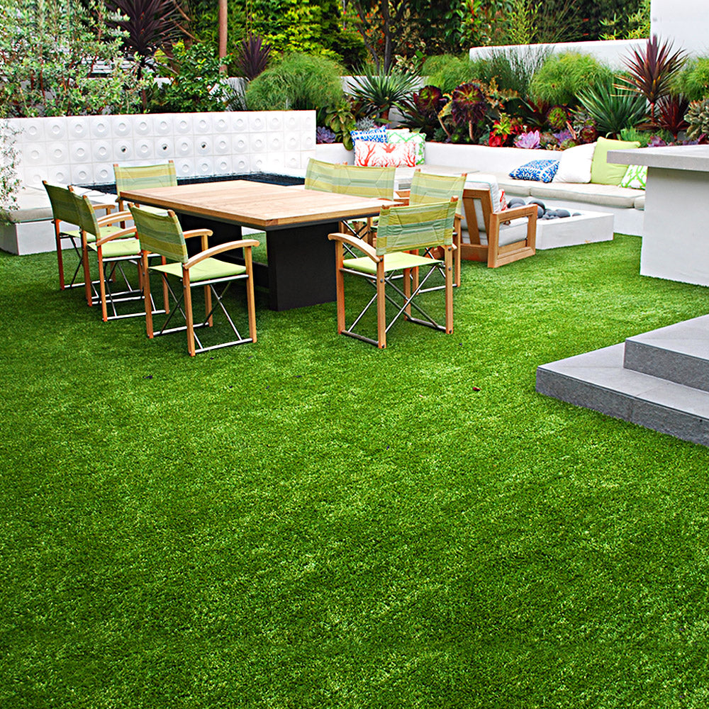 Lush 30mm PrimeTurf Artificial Grass Roll - 5m Synthetic Lawn for All Outdoor Spaces