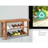 Bamboo Multi-Functional Shoe Rack and Seating Bench