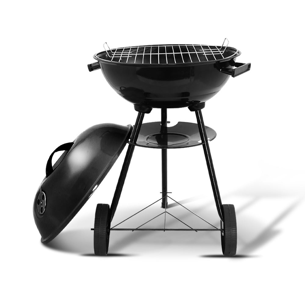 Compact Outdoor Charcoal BBQ Smoker for Camping and Tailgating