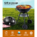 Compact Outdoor Charcoal BBQ Smoker for Camping and Tailgating