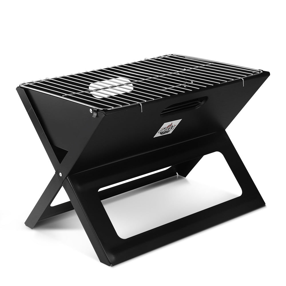 Grillz Portable Charcoal BBQ Grill for On-the-Go Outdoor Cooking