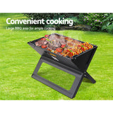 Grillz Portable Charcoal BBQ Grill for On-the-Go Outdoor Cooking