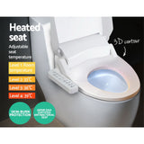 Advanced Smart Bidet Toilet Seat with Customizable Settings and Automatic Self-Cleaning Nozzles