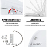 Non-Electric Dual Nozzle Bidet Toilet Seat - O-Shaped Design for Superior Hygiene