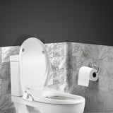 Non-Electric Dual Nozzle Bidet Toilet Seat - O-Shaped Design for Superior Hygiene