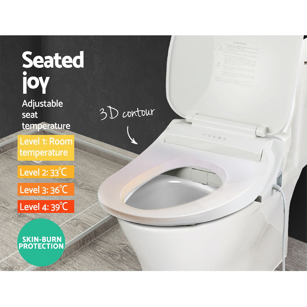 Luxury Smart Electric Bidet Toilet Seat with Advanced Hygienic Features and Auto Wash Functionality