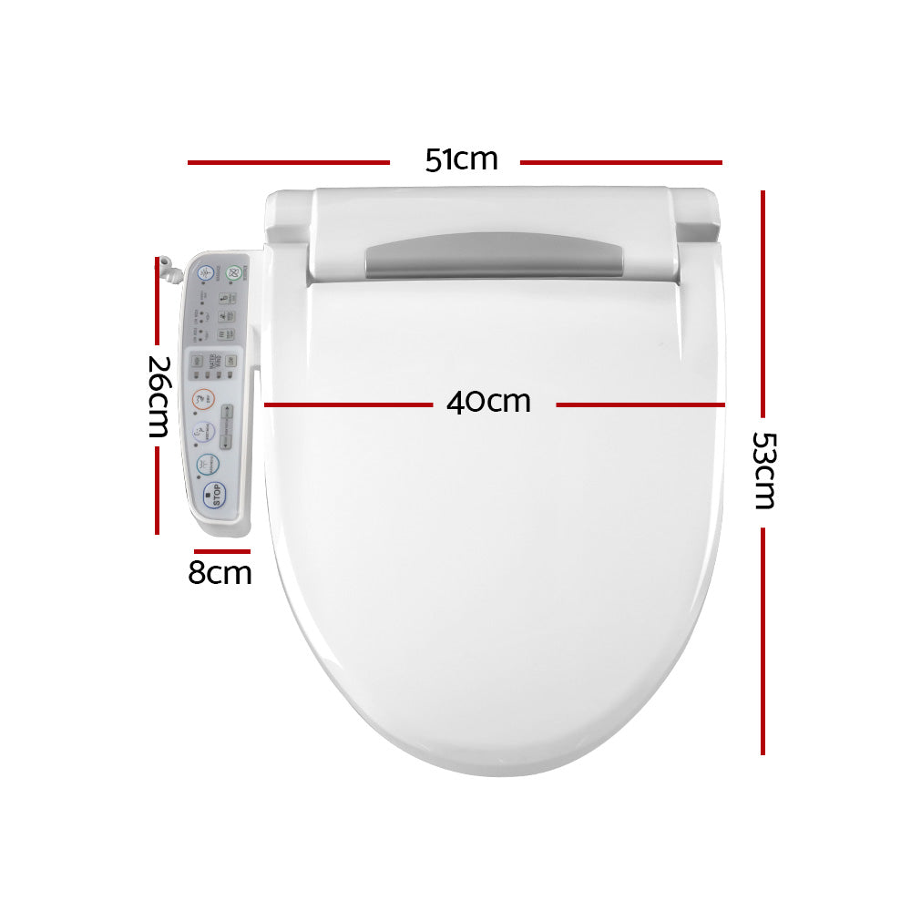 Advanced Smart Bidet Seat with Customizable Wash Options and Auto Hygiene Features