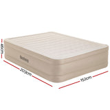 Queen Size Inflatable Air Mattress with Built-in Pump for Camping and Home Use