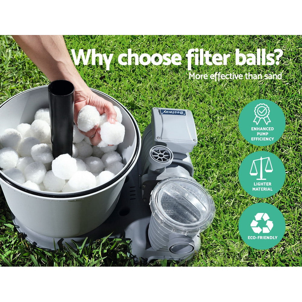 Bestway Flowclear Eco-Friendly Polysphere Filter Balls for Superior Pool Filtration