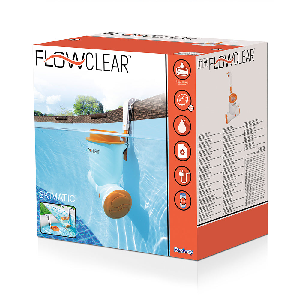 Bestway Skimatic 3,947L/H Filter Pump and Surface Skimmer Combo for Above-Ground Pools