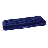 Bestway Navy Single Inflatable Air Bed with Built-in Pillow