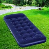 Bestway Navy Single Inflatable Air Bed with Built-in Pillow