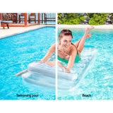 Bestway Inflatable Pool Lounge Float with Built-in Pillow and Repair Kit